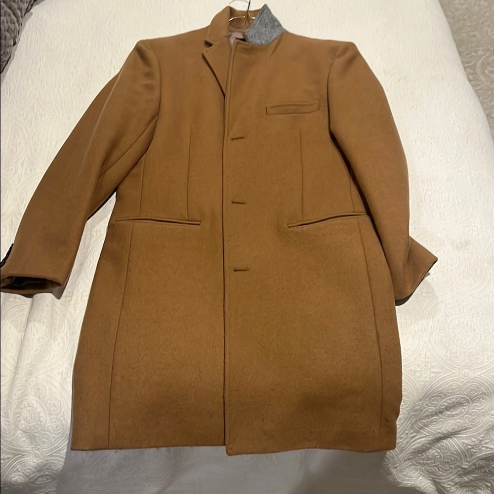J. Crew Tan Trench Coat Classic Long Style